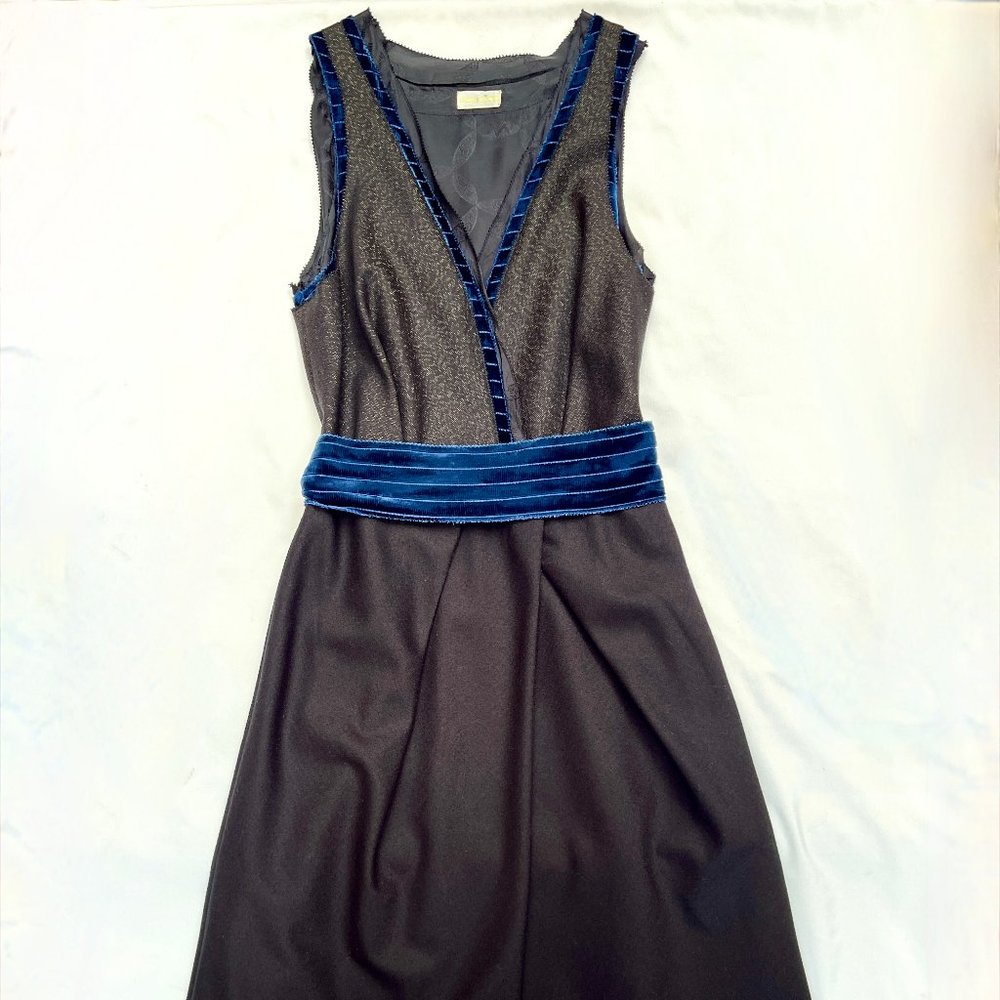 Auc Nina Ricci wool lace and velvet dress IT36 - Picture 2 of 14
